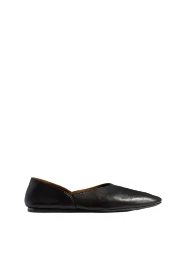 Khaite Jane Flat In Black Leather | Thumbnail 1
