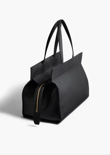 Khaite Crosby Bag In Black Pebbled Leather | Thumbnail 2 Khaite Crosby Bag In Black Pebbled Leather | Thumbnail 2