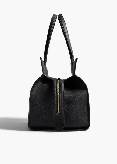 Khaite Crosby Bag In Black Pebbled Leather | Thumbnail 3 Khaite Crosby Bag In Black Pebbled Leather | Thumbnail 3