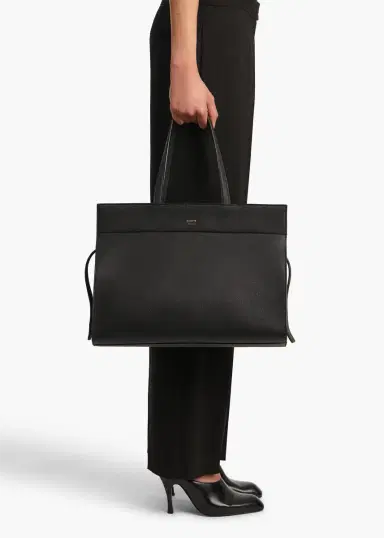Khaite Crosby Bag In Black Pebbled Leather | Thumbnail 5 Khaite Crosby Bag In Black Pebbled Leather | Thumbnail 5