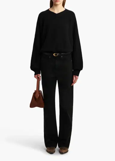 Khaite Wolfe Sweater In Black | Thumbnail 2