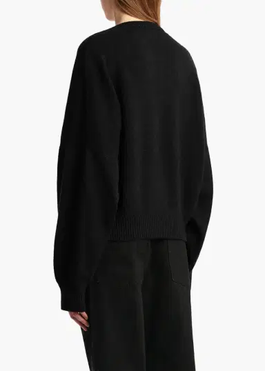 Khaite Wolfe Sweater In Black | Thumbnail 4