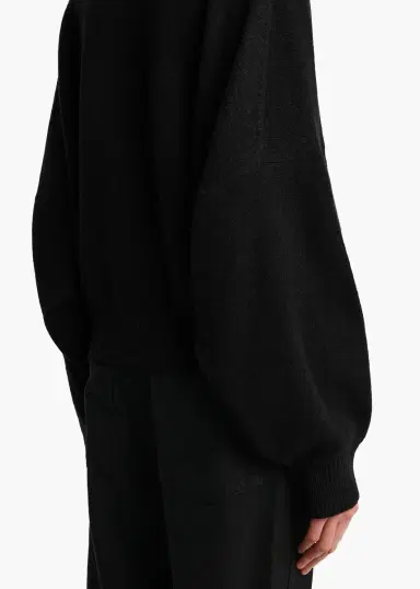 Khaite Wolfe Sweater In Black | Thumbnail 6