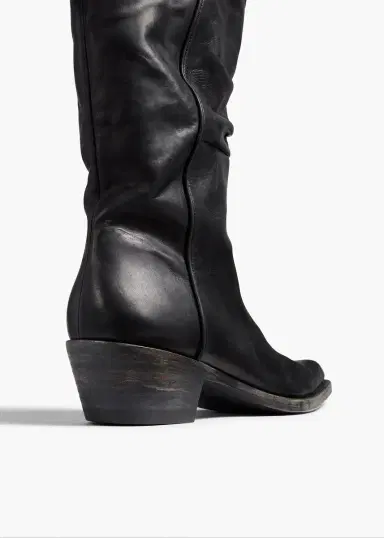 Khaite Clive Boot In Black Leather | Thumbnail 3