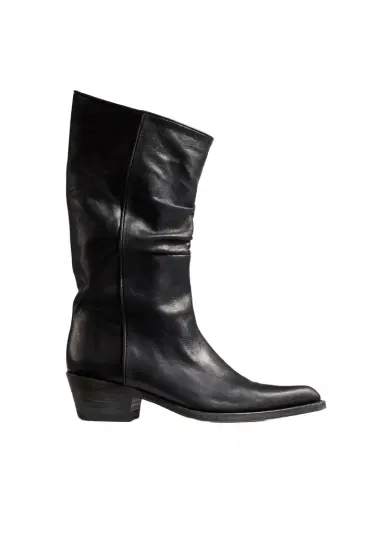 Khaite Clive Boot In Black Leather | Thumbnail 1
