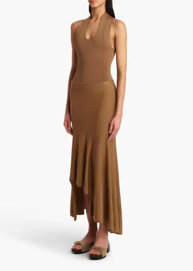 Khaite Toto Bodysuit In Carob | Thumbnail 2