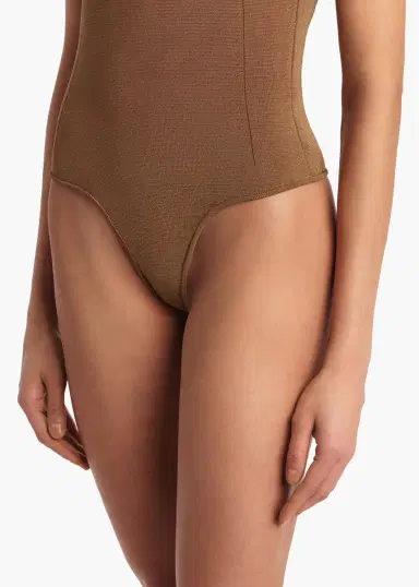 Khaite Toto Bodysuit In Carob | Thumbnail 6