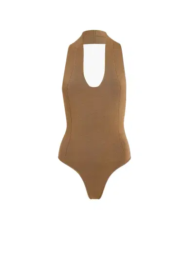 Khaite Toto Bodysuit In Carob | Thumbnail 1
