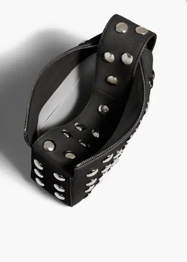 Khaite Small Elena Bag In Black Pebbled Leather With Studs | Thumbnail 4 Khaite Small Elena Bag In Black Pebbled Leather With Studs | Thumbnail 4