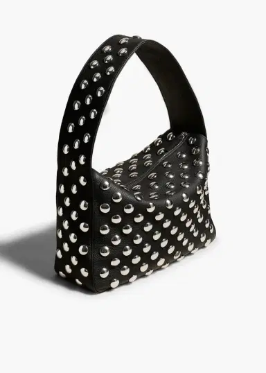 Khaite Elena Bag In Black Leather With Studs | Thumbnail 2 Khaite Elena Bag In Black Leather With Studs | Thumbnail 2