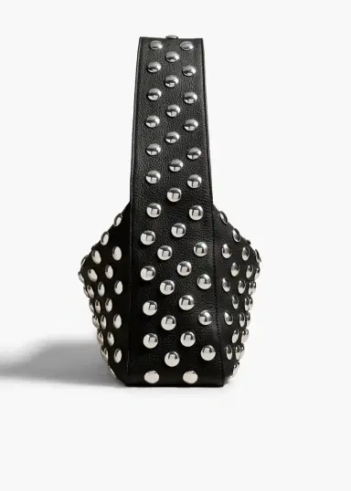 Khaite Elena Bag In Black Leather With Studs | Thumbnail 3 Khaite Elena Bag In Black Leather With Studs | Thumbnail 3