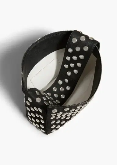 Khaite Elena Bag In Black Leather With Studs | Thumbnail 4 Khaite Elena Bag In Black Leather With Studs | Thumbnail 4