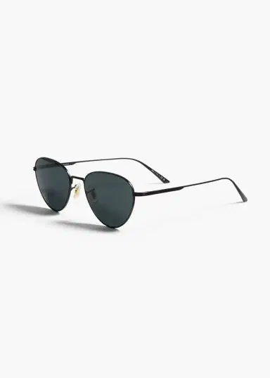 Khaite Khaite X Oliver Peoples 1991C In Matte Black And Grey | Thumbnail 2