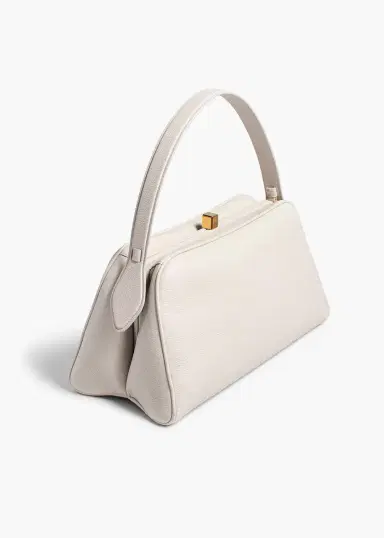 Khaite Cate Bag In Light Grey Pebbled Leather | Thumbnail 2