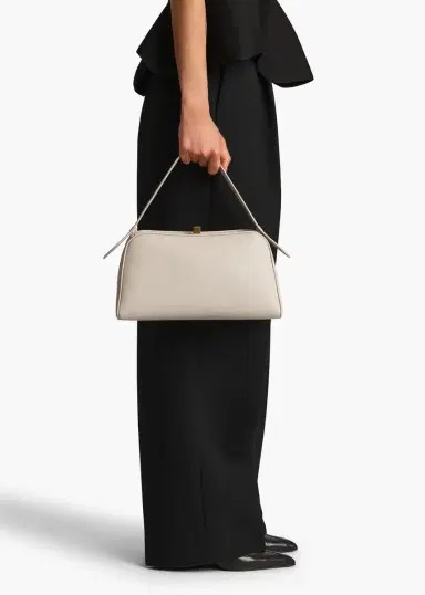 Khaite Cate Bag In Light Grey Pebbled Leather | Thumbnail 5