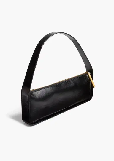 Khaite Lori Baguette Bag In Black Crackle Patent Leather | Thumbnail 2 Khaite Lori Baguette Bag In Black Crackle Patent Leather | Thumbnail 2