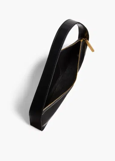Khaite Lori Baguette Bag In Black Crackle Patent Leather | Thumbnail 4 Khaite Lori Baguette Bag In Black Crackle Patent Leather | Thumbnail 4