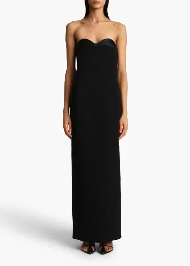 Khaite Yael Dress In Black | Thumbnail 3