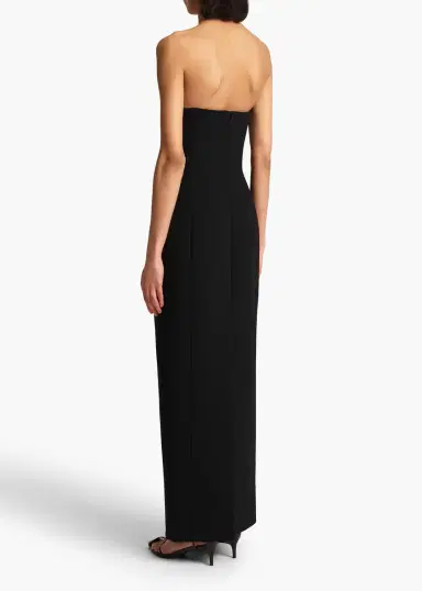Khaite Yael Dress In Black | Thumbnail 4