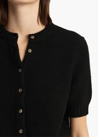 Khaite Nora Cardigan In Black | Thumbnail 5