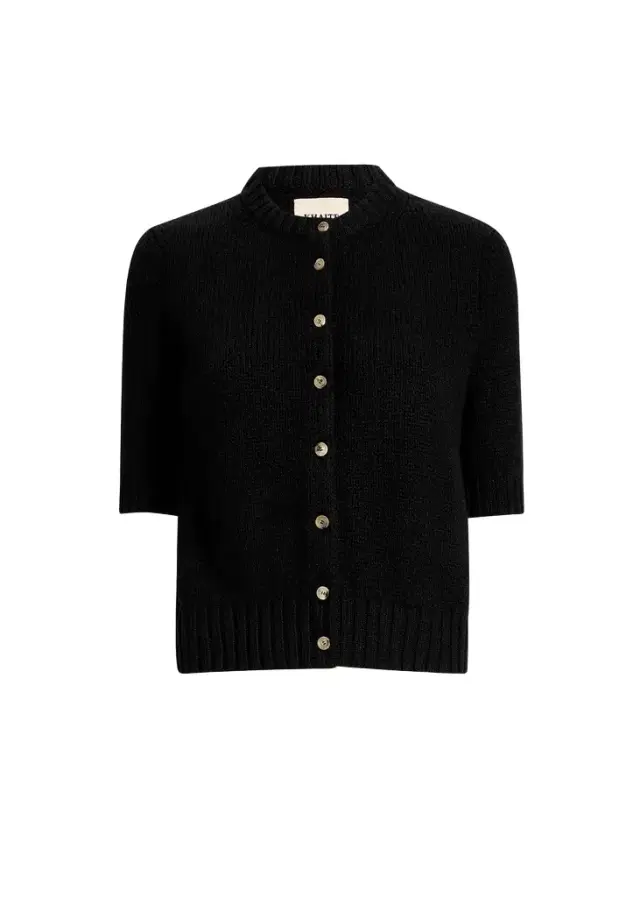 Khaite Nora Cardigan In Black