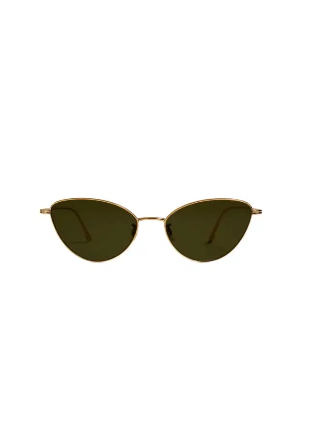 Khaite Khaite X Oliver Peoples 1998C In Gold And Vibrant Green