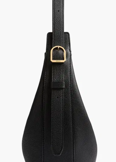 Khaite Small Augustina Crossbody Bag In Black Pebbled Leather | Thumbnail 4