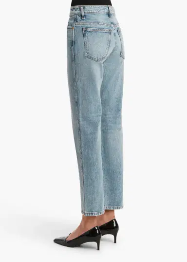 Khaite Abigail Stretch Jean In Bryce | Thumbnail 4
