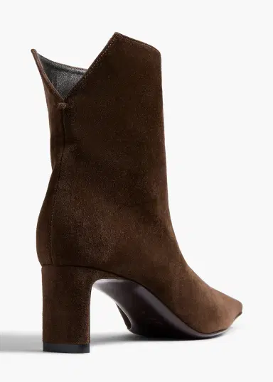 Khaite Ona Ankle Boot In Ebano Suede | Thumbnail 3