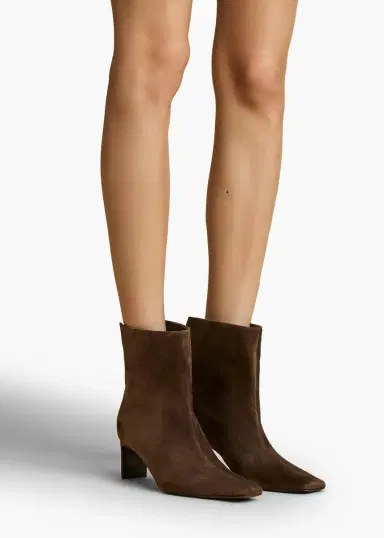 Khaite Ona Ankle Boot In Ebano Suede | Thumbnail 5