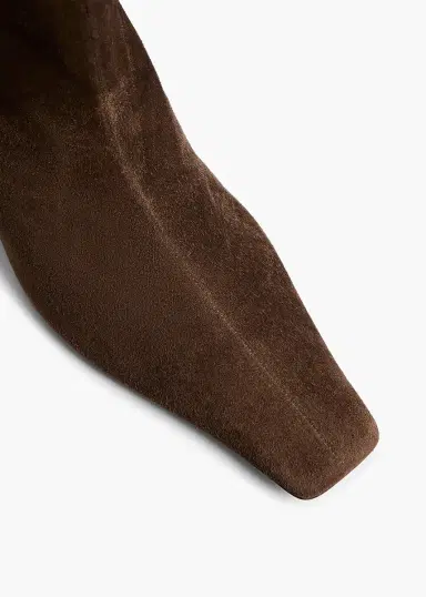 Khaite Ona Knee-High Boot In Ebano Suede | Thumbnail 4