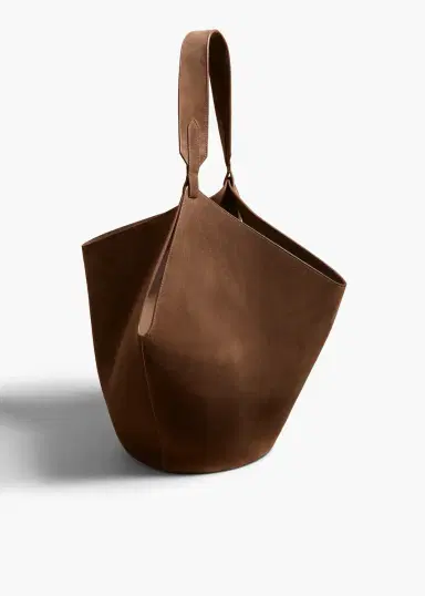 Khaite Medium Lotus Tote In Cedar Suede | Thumbnail 2