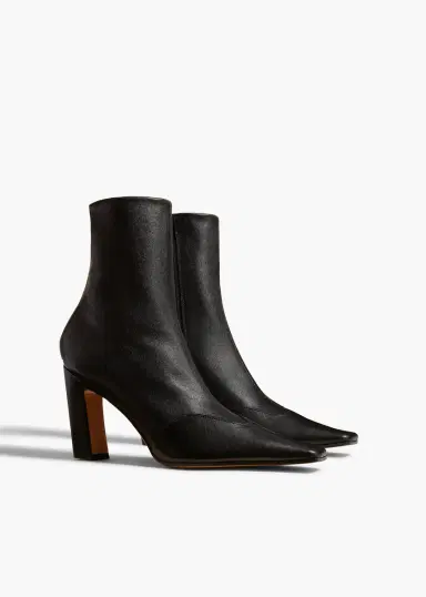 Khaite Nevada Stretch High Boot In Black Nappa Leather | Thumbnail 2