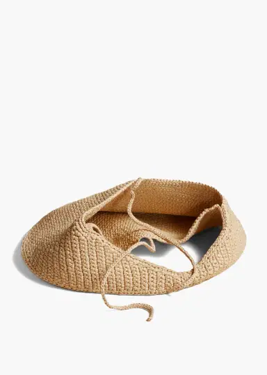 Khaite Medium Olivia Hobo In Natural Raffia | Thumbnail 3