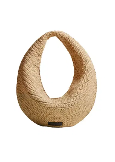 Khaite Medium Olivia Hobo In Natural Raffia | Thumbnail 1