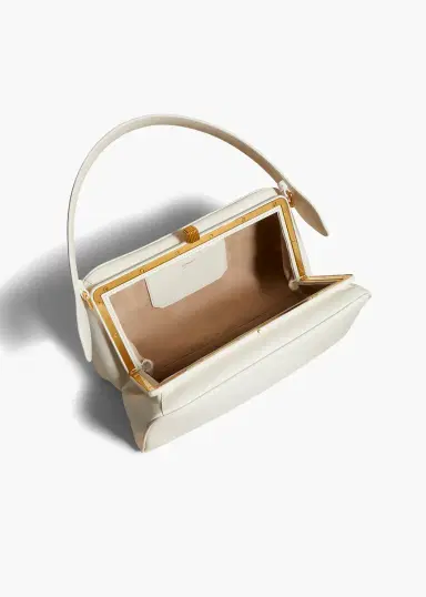 Khaite Cate Bag In Cream Leather | Thumbnail 4