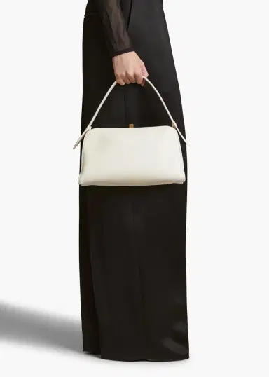 Khaite Cate Bag In Cream Leather | Thumbnail 5