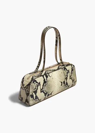 Khaite Simona Shoulder Bag In Natural Python-Embossed Leather | Thumbnail 2