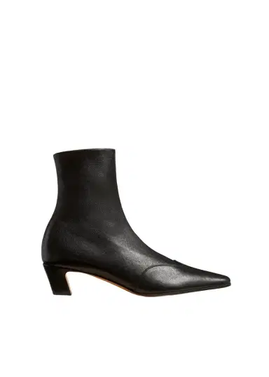 Khaite Nevada Stretch Low Boot In Black Nappa Leather | Thumbnail 1