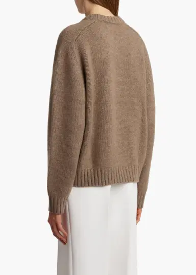 Khaite Mae Sweater In Barley | Thumbnail 4