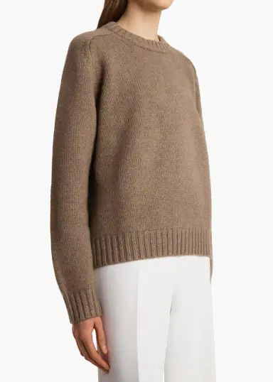 Khaite Mae Sweater In Barley | Thumbnail 5