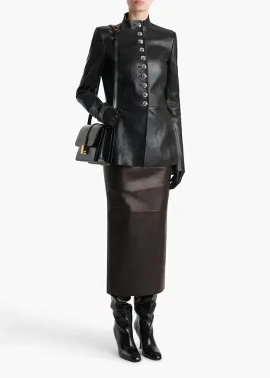 Khaite Samuel Jacket In Black Leather | Thumbnail 2