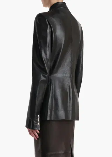 Khaite Samuel Jacket In Black Leather | Thumbnail 4