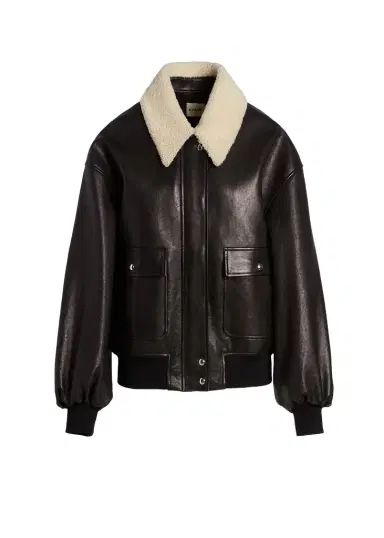 Khaite Shellar Jacket In Black Leather | Thumbnail 1