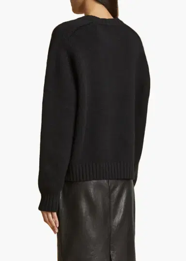 Khaite Mae Sweater In Black | Thumbnail 4