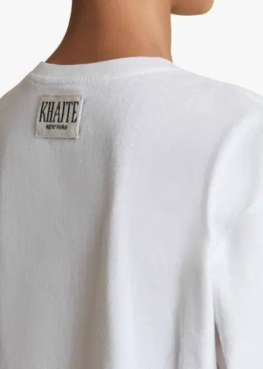Khaite Mae T-Shirt In White | Thumbnail 6