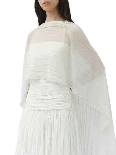 Simkhai Women's Genoa Sheer Jersey Cape | Thumbnail 5 Simkhai Women's Genoa Sheer Jersey Cape | Thumbnail 5