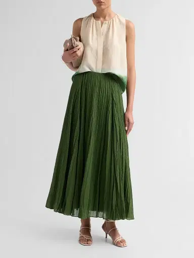 Vince Women's Dip-Dye Sleeveless Top - Porcelain Herba - Size XXS | Thumbnail 2 Vince Women's Dip-Dye Sleeveless Top - Porcelain Herba - Size XXS | Thumbnail 2