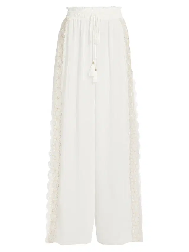 Ramy Brook Women's Athena Embroidered Pants - White