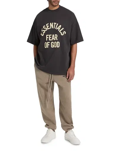 Fear of God Essentials Men's Campus 90s Oversized T-Shirt - Faded Black - Size Medium | Thumbnail 2 Fear of God Essentials Men's Campus 90s Oversized T-Shirt - Faded Black - Size Medium | Thumbnail 2
